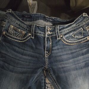 Vigoss Women's Dark Blue Boot Cut Jeans